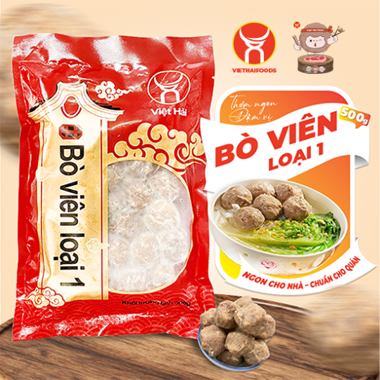BÒ VIÊN LOẠI 1 500G